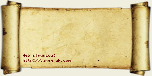 Julijana Dačić vizit kartica